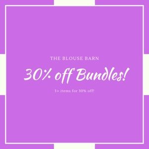 30% off Bundles!